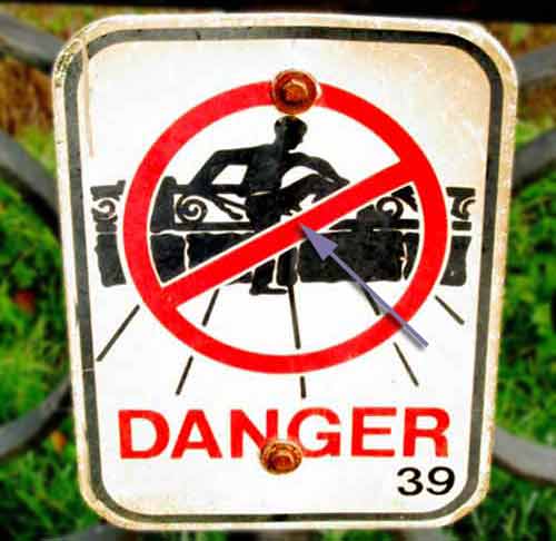 Danger! Man with two penises approaching