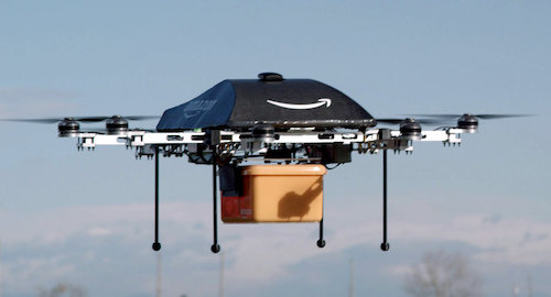 Amazon drones to deliver packages