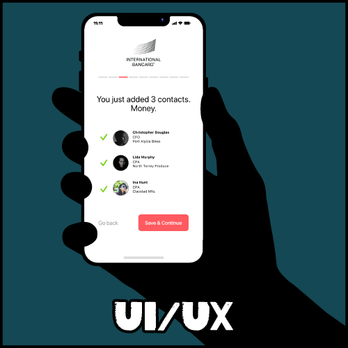 UI and UX projects by Davezilla Media
